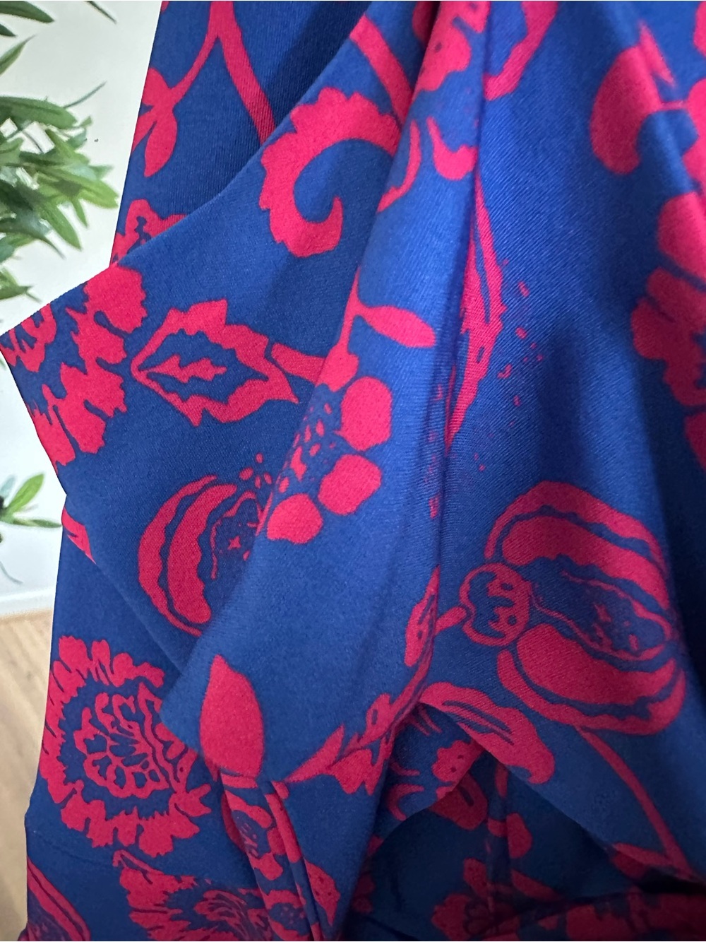 Cupshe Blue & Pink Floral Spaghetti-Strap Maxi Dress - Picture 3 of 3